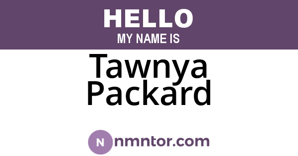 Tawnya Packard