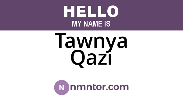 Tawnya Qazi