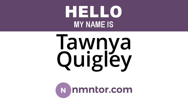 Tawnya Quigley