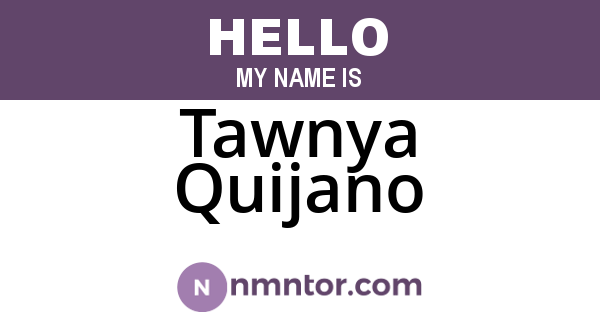 Tawnya Quijano