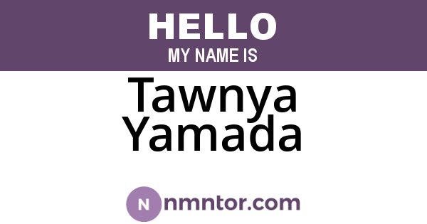 Tawnya Yamada