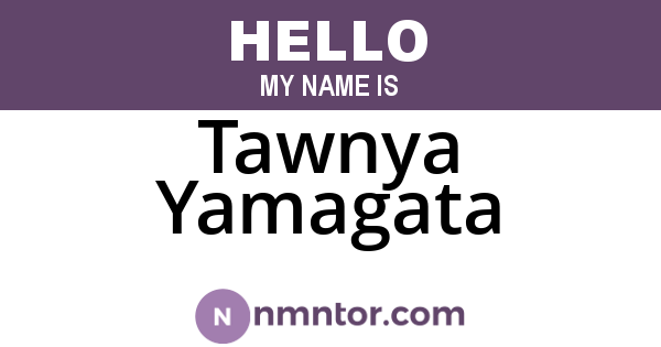 Tawnya Yamagata