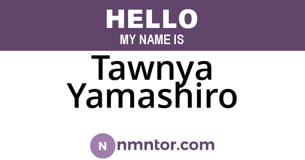 Tawnya Yamashiro