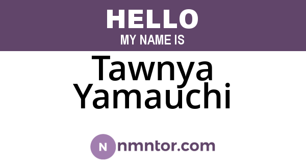 Tawnya Yamauchi