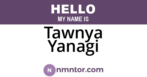 Tawnya Yanagi