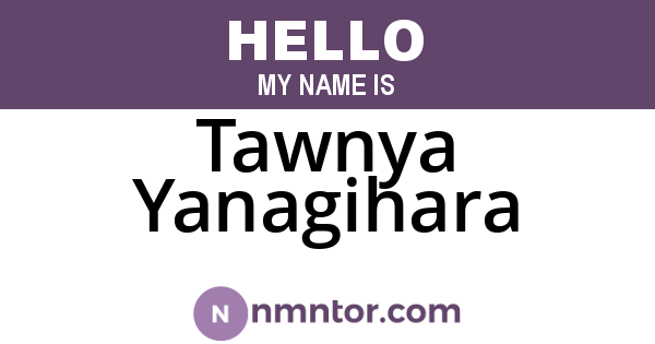 Tawnya Yanagihara