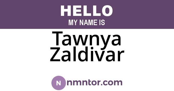 Tawnya Zaldivar