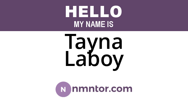 Tayna Laboy