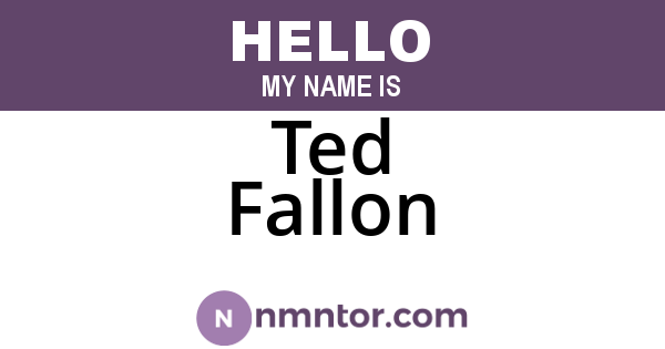 Ted Fallon