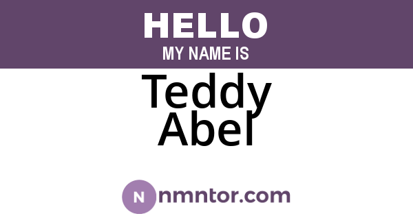 Teddy Abel