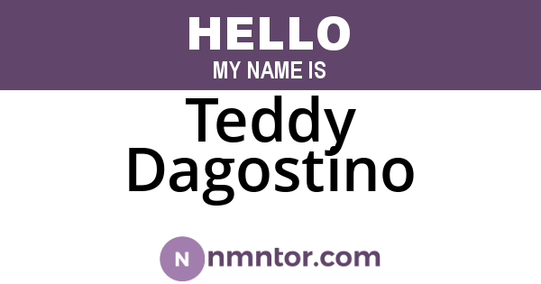 Teddy Dagostino