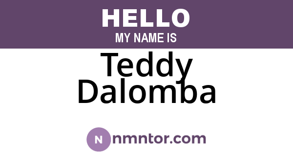Teddy Dalomba