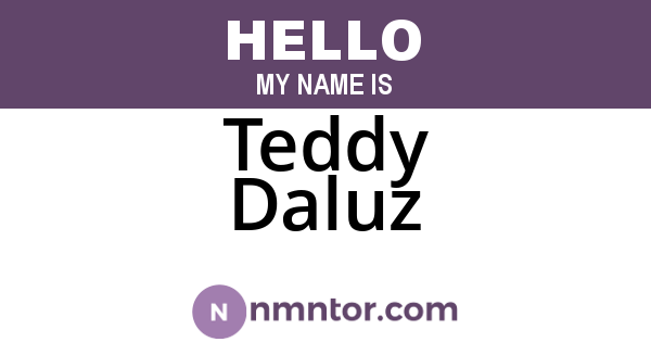 Teddy Daluz