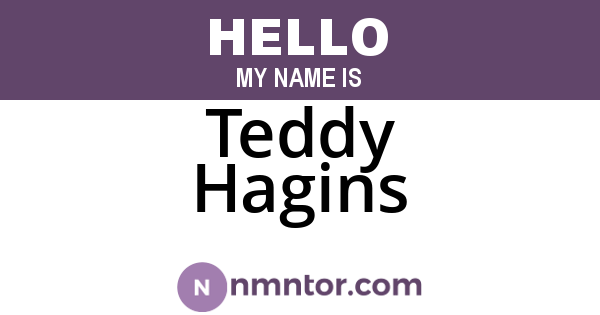 Teddy Hagins