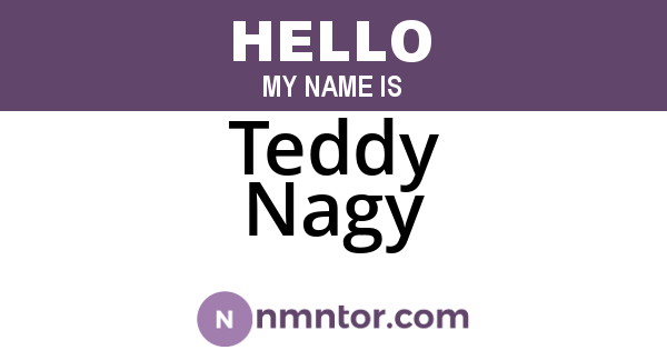 Teddy Nagy