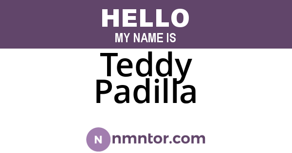 Teddy Padilla