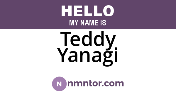 Teddy Yanagi