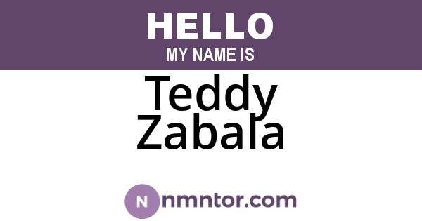 Teddy Zabala