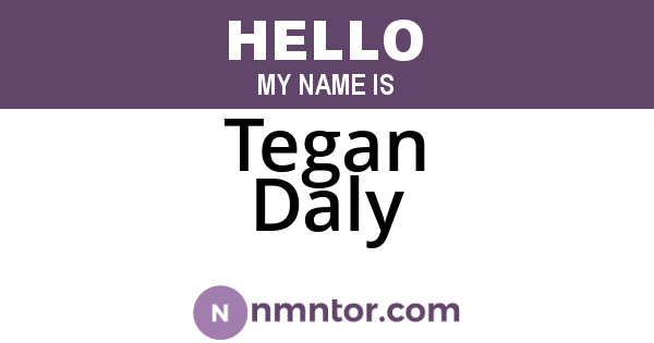 Tegan Daly