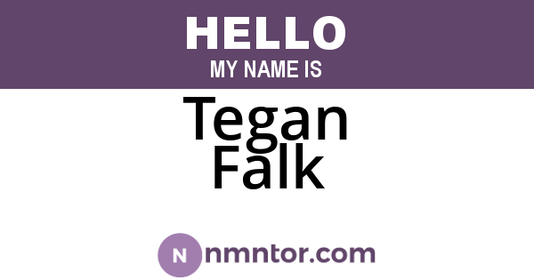 Tegan Falk