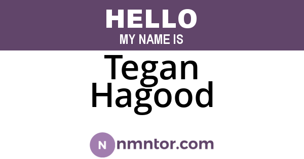 Tegan Hagood
