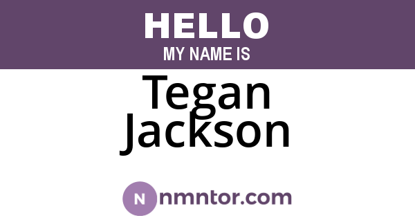 Tegan Jackson