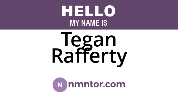 Tegan Rafferty