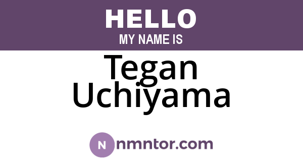 Tegan Uchiyama