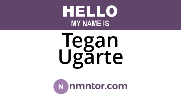 Tegan Ugarte