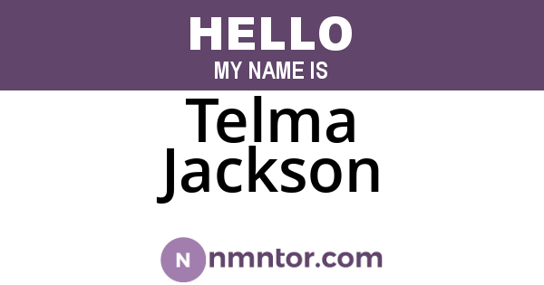 Telma Jackson