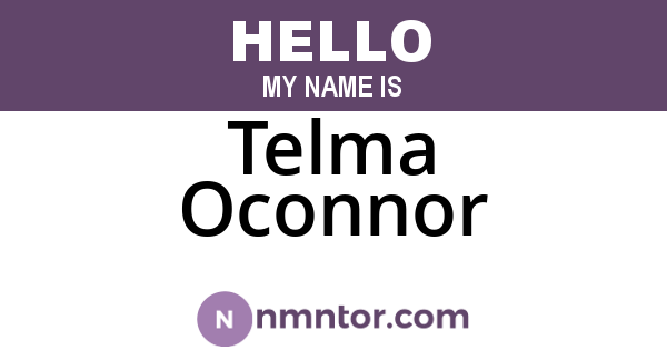 Telma Oconnor