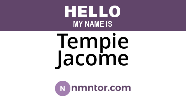 Tempie Jacome