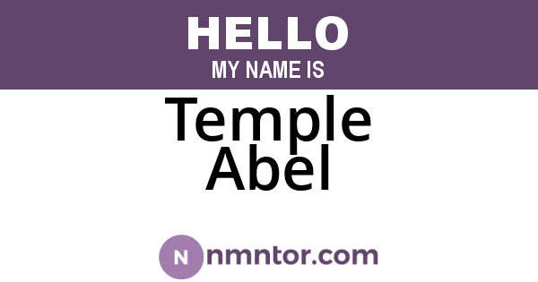 Temple Abel