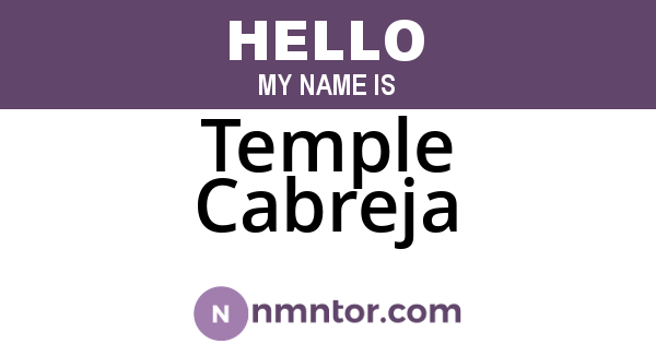 Temple Cabreja