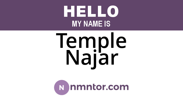 Temple Najar