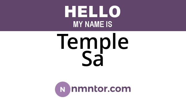 Temple Sa