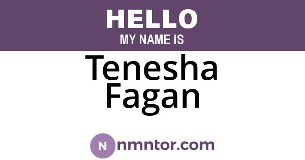 Tenesha Fagan