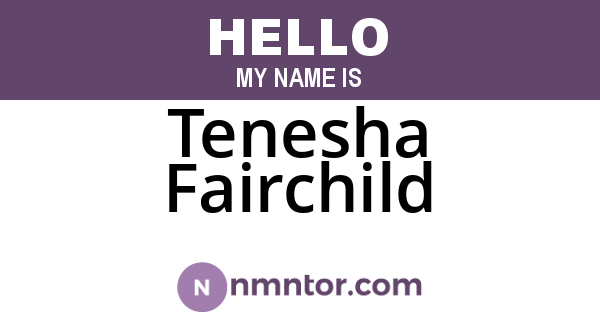 Tenesha Fairchild