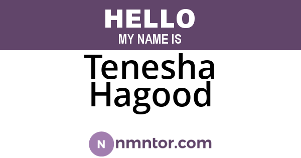 Tenesha Hagood