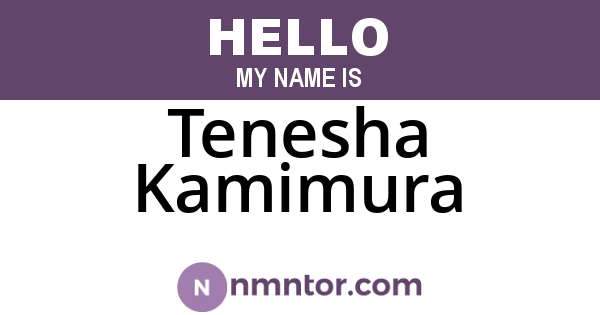 Tenesha Kamimura
