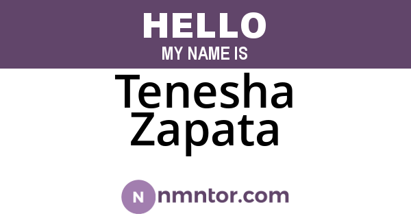 Tenesha Zapata