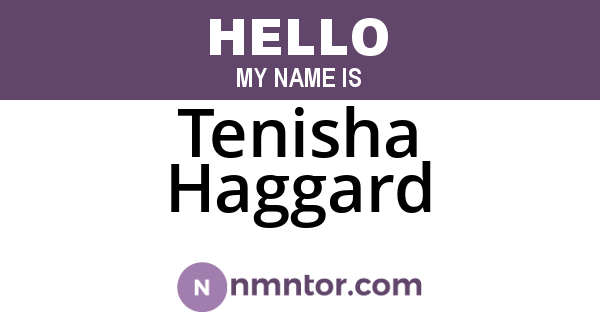 Tenisha Haggard