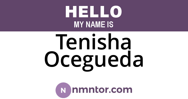Tenisha Ocegueda