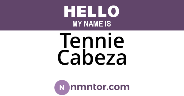 Tennie Cabeza