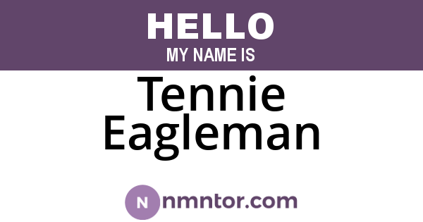 Tennie Eagleman
