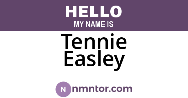 Tennie Easley