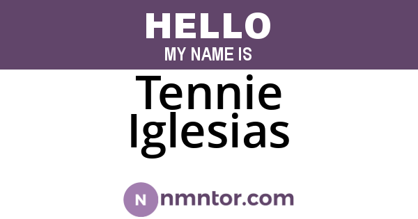 Tennie Iglesias