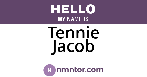 Tennie Jacob