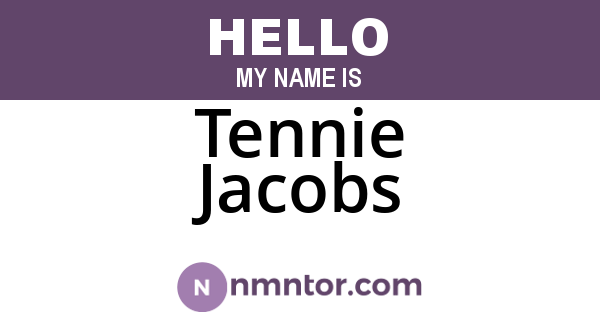 Tennie Jacobs