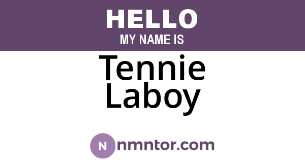 Tennie Laboy